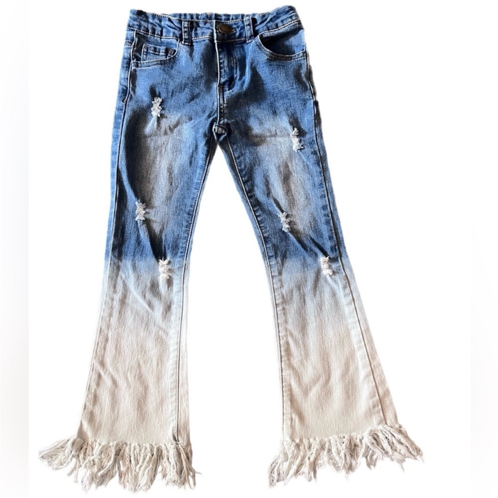 ML Kids Distressed Jeans Size 7 NWOT